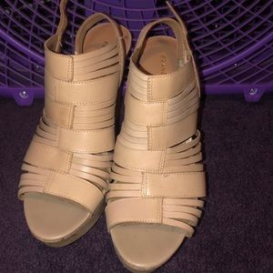 Cream Cork Wedges